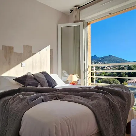 Beau T3 - Vue & Piscine - A Funtana Apartamento