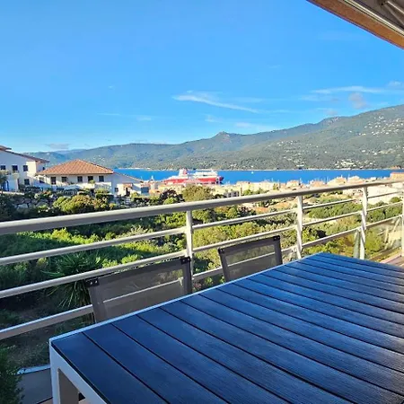 Beau T3 - Vue & Piscine - A Funtana Apartamento Propriano (Corsica)