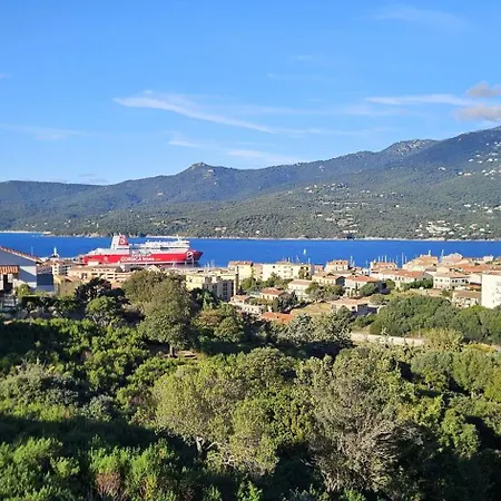 Beau T3 - Vue & Piscine - A Funtana Apartamento *